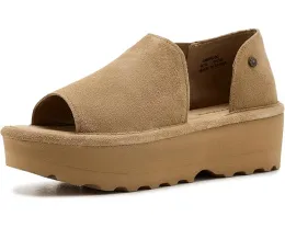 Бренд Bearpaw сандалии Sail на платформе с замшевым верхом