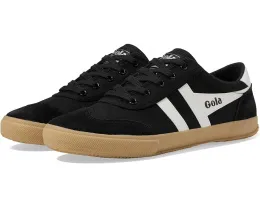 Gola Badminton с верхом из холста и замшевыми накладками