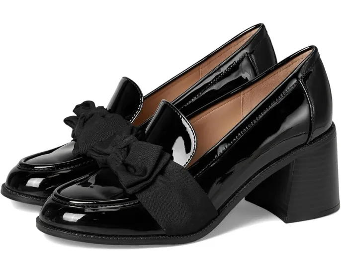 Лоферы Bandolino Korrar с высоким каблуком и бантом