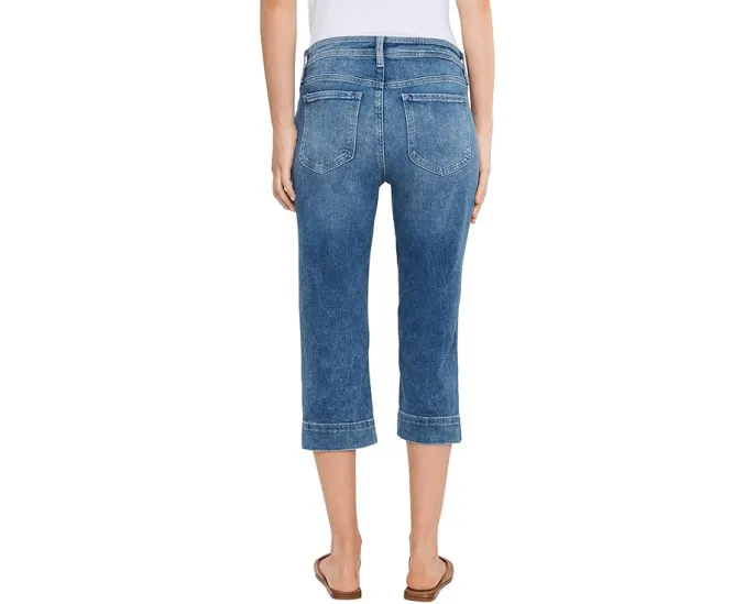 Джинсы Re-New Denim Crop Jeans NYDJ прямого кроя с высокой талией