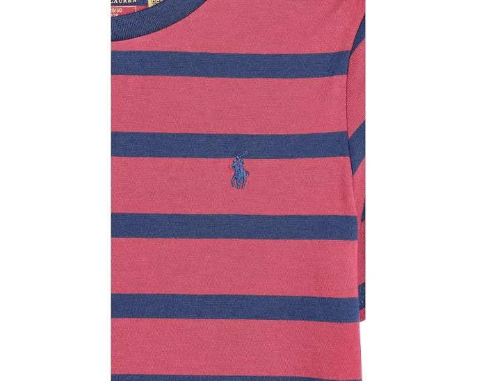 Детский полосатый топ из хлопкового джерси Polo Ralph Lauren