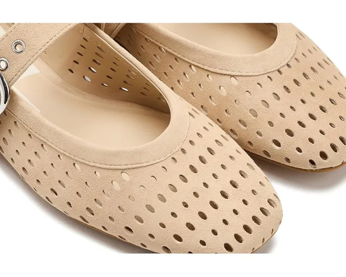 Балетки Dolce Vita Mikel с перфорированным верхом из замши