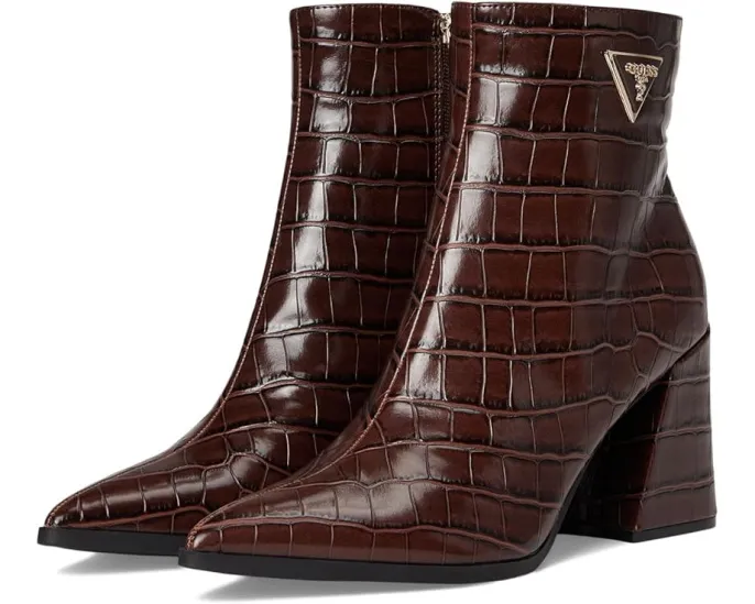 Ботильоны GUESS Luseray с острым носком на среднем каблуке