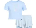 Детский комплект футболка и шорты Adidas Tee Aop Flowy Shorts