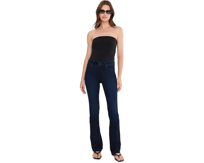 Джинсы High-Rise Manhattan Boot Reverse Seamed Beltloops in The Forum Paige с высокой талией