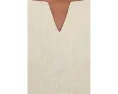 Футболка Rumba Linen Split Neck Tee из льна с вырезом NIC+ZOE