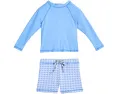 Детский пляжный комплект Snapper Rock Seaside Blue с защитой UPF 50+