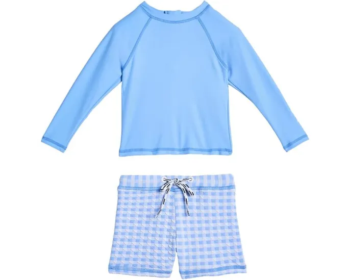 Детский пляжный комплект Snapper Rock Seaside Blue с защитой UPF 50+