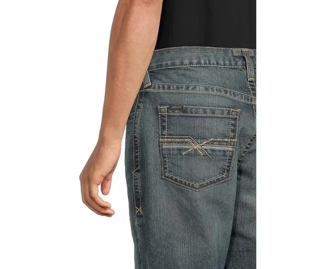 Джинсы Ariat M4 Low Rise Stretch Stockton с прямыми штанинами и вышивкой