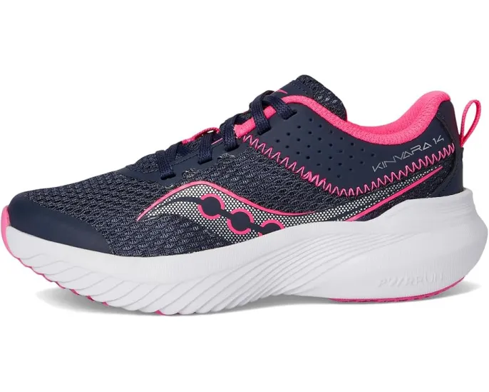 Детские кроссовки Saucony Kinvara 14 LTT с сетчатым верхом и амортизацией PWRRUN