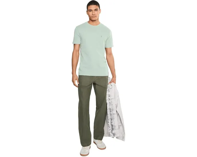 Футболка AllSaints Brace Short Sleeve Crew с вышивкой