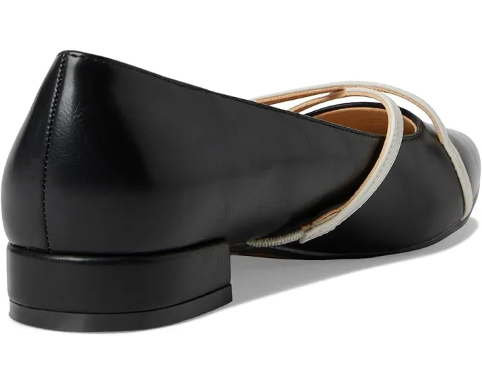 Туфли Camby на устойчивом каблуке с перекрестными ремешками и заостренным носком