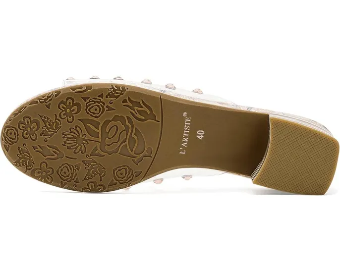 L'Artiste by Spring Step Блестящие сандалии Ontherox с кристаллами и блочным каблуком