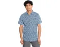 Hurley Lido Stretch Рубашка с коротким рукавом и карманом для очков