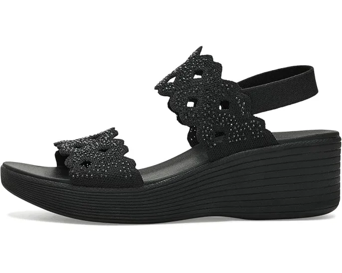 Сандалии SKECHERS Parallel Lite Sassy Dayz 2.0 с ремешком, украшенным стразами, и стелькой Luxe Foam