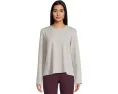 Топ Eileen Fisher из мягкой махры в полоску с круглым вырезом