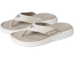 Шлепанцы Columbia Boatside Flip Lea PFG с ремешком из кожи и подошвой Omni-Grip