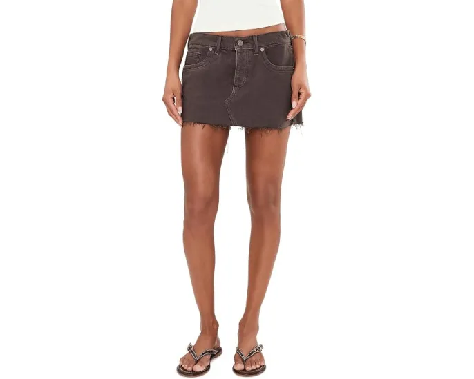 Джинсовая мини-юбка Free People We The Free Lainey с заниженной талией