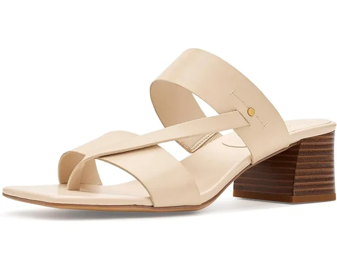 Сандалии Keoni Slide с квадратным носком и кожаным верхом