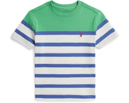 Детская футболка Polo Ralph Lauren из хлопкового джерси в полоску для малышей и детей младшего возраста