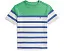 Детская футболка Polo Ralph Lauren из хлопкового джерси в полоску для малышей и детей младшего возраста