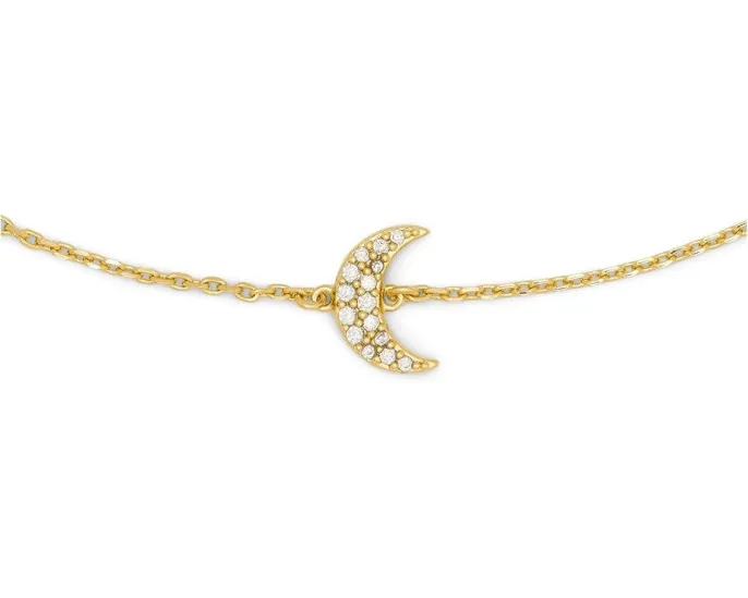 Браслет You're A Gem Pave Moon с подвеской в виде полумесяца от Kate Spade New York