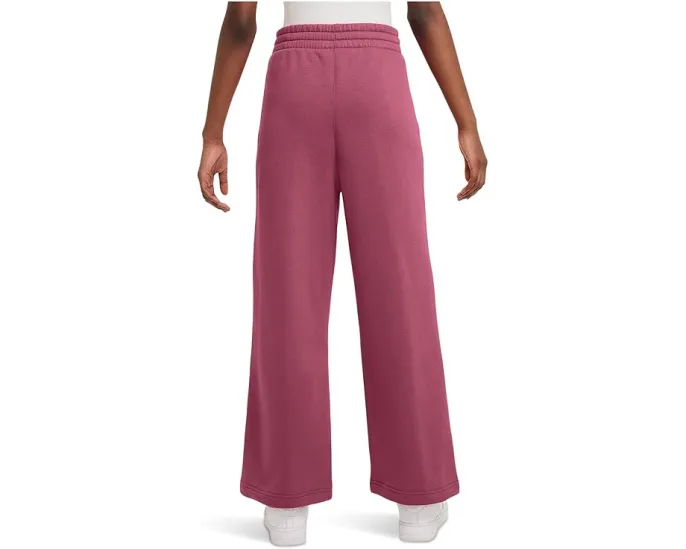 Широкие штаны Nike Kids Club Fleece Wide-Leg с флисовой тканью