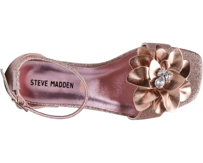 Туфли Steve Madden Lessa для детей с блестками и цветочным декором