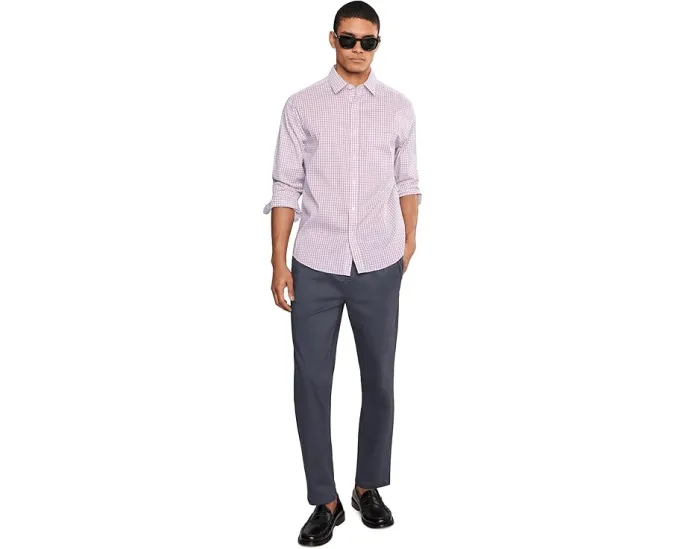 Рубашка UNTUCKit Cotton Tek Marten с длинным рукавом и клетчатым принтом