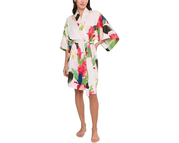 Кимоно Natori Calypso с поясом и открытой передней частью