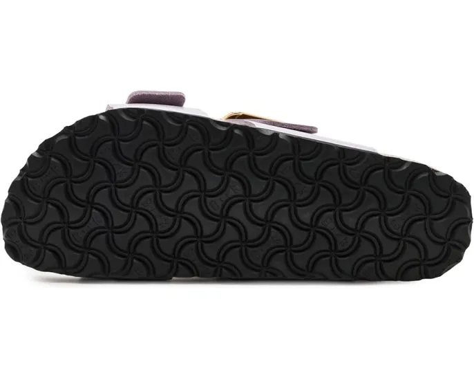 Сандалии Sydney Luxe Buckle от Birkenstock с мерцающим верхом и пробковой стелькой