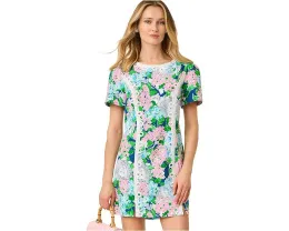 Комбинезон-платье шифт Lilly Pulitzer Salem с кружевом и шлицей