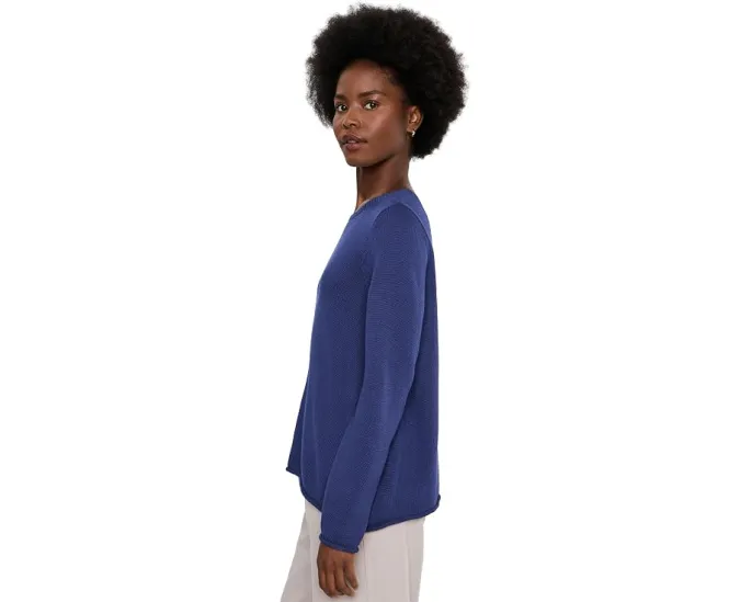 Свитер Eileen Fisher Peruvian Organic Cotton Cord Bateau Neck