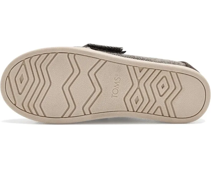 TOMS Alpargata для малышей с квадратным носком темно-коричневый