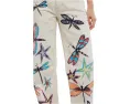 Free People Джинсы We The Free Tennessee Low-Rise Illusions с ручной росписью