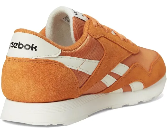 Кроссовки Reebok Classic Nylon с кожаным верхом и резиновой подошвой