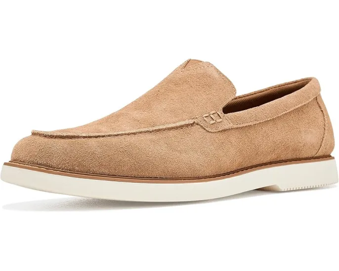 Замшевые лоферы TOMS Marcos на устойчивом каблуке