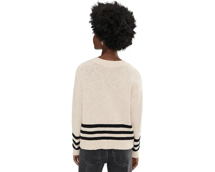 Классический вязаный свитер Sanctuary с V-образным вырезом из хлопка