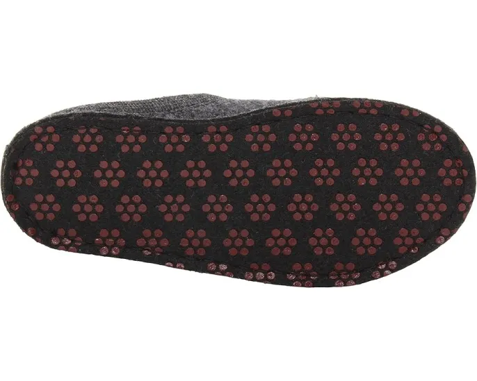 Тапочки Haflinger Lizzy из вареной шерсти с аппликацией кошки