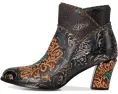 Ботильоны L'Artiste by Spring Step Cherish с тисненым цветочным узором и бархатной подкладкой