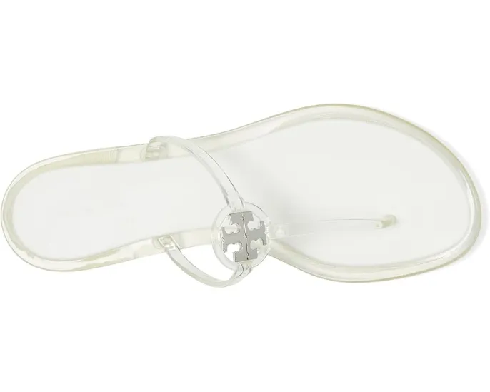 Желейные босоножки Tory Burch Mini Miller с логотипом Double T