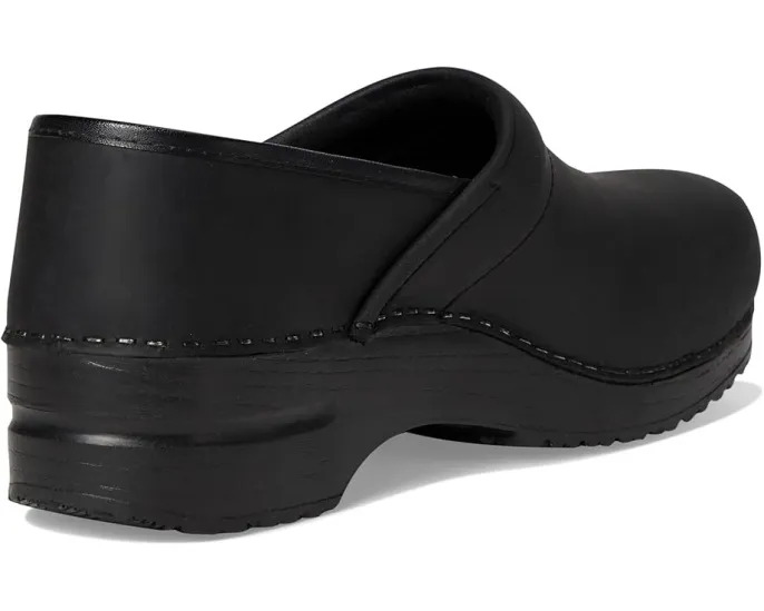 Рабочие сабо Sanita Professional из промасленной нубуковой кожи