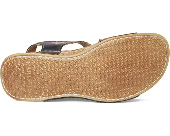 L'Artiste by Spring Step Сандалии Versa с тремя ремешками и металлическими акцентами