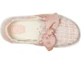 Hey Dude Kids Wendy Bow Tweed детские слипоны из твида с атласным бантом