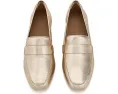 Лоферы FitFlop Delicato из мягкой металлизированной кожи