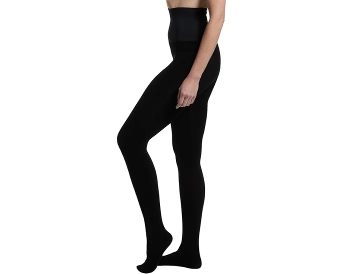 Утепленные колготки Commando Fleece Lined Opaque с высоким поясом