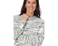 Ribbed Neck Raglan Sweater
