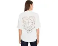Футболка Esme Amelie Tee от AllSaints белого цвета