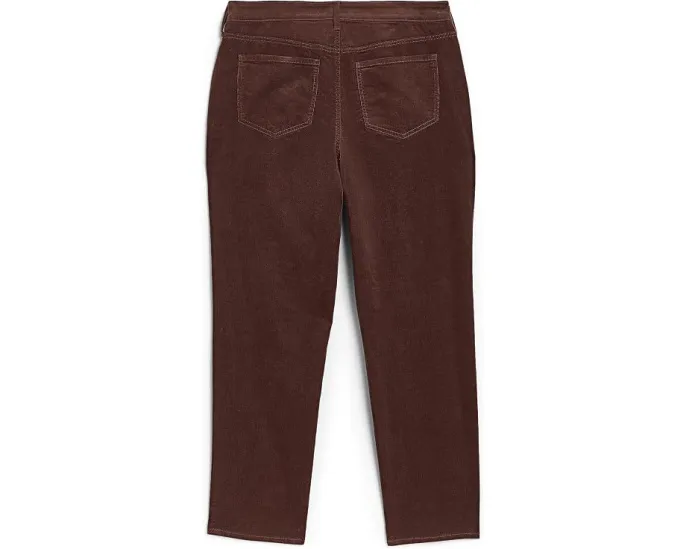 NYDJ Plus Size Marilyn Straight Corduroy Pants прямые брюки из рубчатого вельвета больших размеров