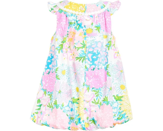 Платье-пузырь Lilly Pulitzer Baby Paloma для девочки с рюшами и кружевом